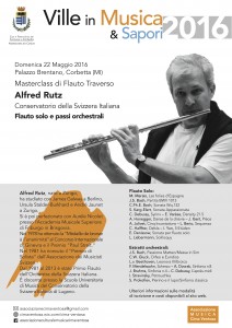 22 May 2016 - Flute masterclass Alfred Rutz